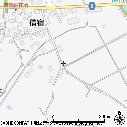 茨城県鉾田市借宿360周辺の地図