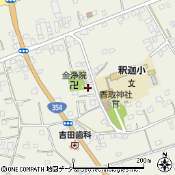 茨城県古河市釈迦106周辺の地図