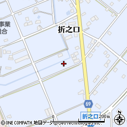 埼玉県深谷市折之口32周辺の地図