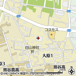 クスリのアオキ　熊谷大原薬局周辺の地図