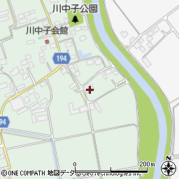 茨城県小美玉市川中子579周辺の地図