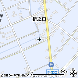 埼玉県深谷市折之口33周辺の地図