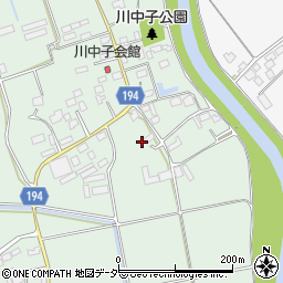 茨城県小美玉市川中子577周辺の地図