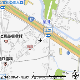 埼玉県熊谷市上之629周辺の地図