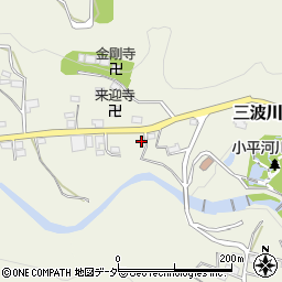 群馬県藤岡市三波川135-5周辺の地図