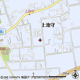 埼玉県行田市上池守831周辺の地図