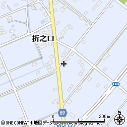 埼玉県深谷市折之口511周辺の地図