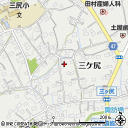 埼玉県熊谷市三ケ尻1607-4周辺の地図