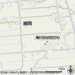 埼玉県加須市細間周辺の地図