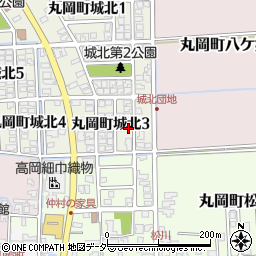 福井県坂井市丸岡町城北3丁目44周辺の地図