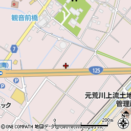 山田うどん行田店周辺の地図