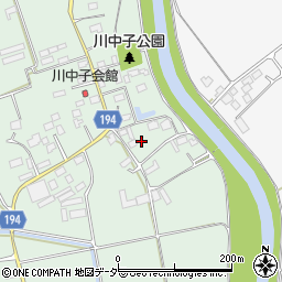 茨城県小美玉市川中子699周辺の地図