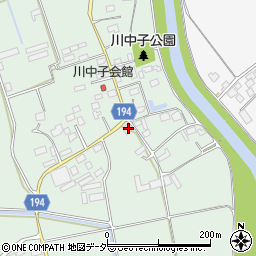 茨城県小美玉市川中子576周辺の地図