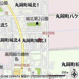 福井県坂井市丸岡町城北3丁目45周辺の地図