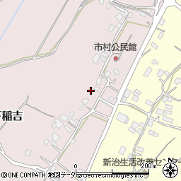 茨城県かすみがうら市下稲吉122周辺の地図