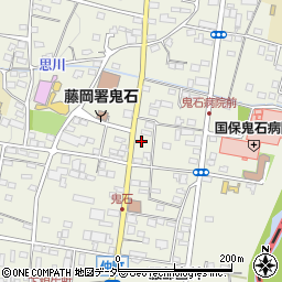 群馬県藤岡市鬼石183-3周辺の地図