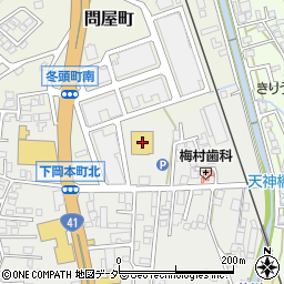 夢屋高山店周辺の地図