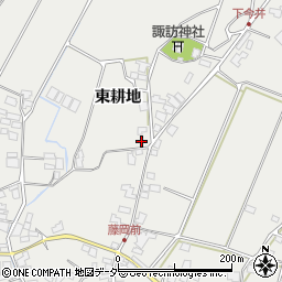 長野県松本市今井東耕地周辺の地図