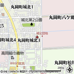 福井県坂井市丸岡町城北3丁目52周辺の地図