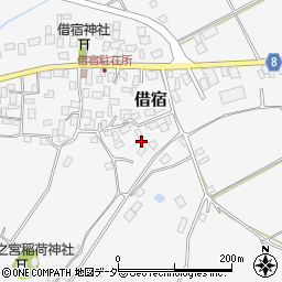 茨城県鉾田市借宿1244周辺の地図