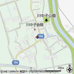 茨城県小美玉市川中子1333周辺の地図