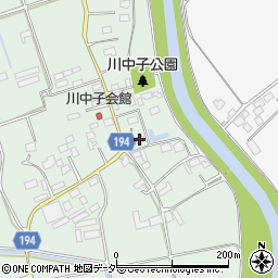 茨城県小美玉市川中子702周辺の地図