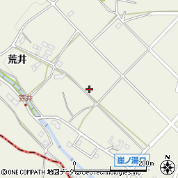 長野県松本市内田荒井周辺の地図