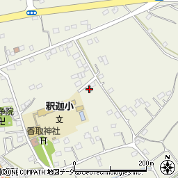 茨城県古河市釈迦161周辺の地図