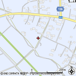 茨城県結城郡八千代町仁江戸1541-2周辺の地図