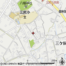 埼玉県熊谷市三ケ尻甲周辺の地図