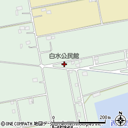 白水公民館周辺の地図