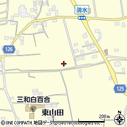 茨城県古河市東山田3534周辺の地図