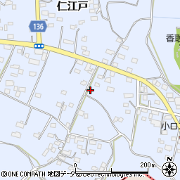 茨城県結城郡八千代町仁江戸1610周辺の地図