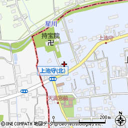 埼玉県行田市上池守734周辺の地図