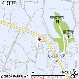 茨城県結城郡八千代町仁江戸1357-1周辺の地図