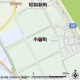 福井県福井市小尉町周辺の地図
