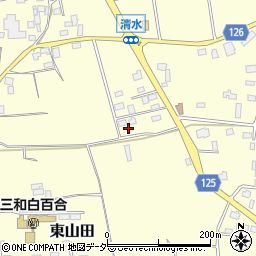 茨城県古河市東山田3540周辺の地図