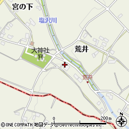 長野県松本市内田荒井2035-1周辺の地図