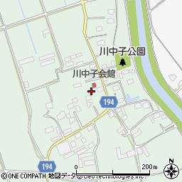 茨城県小美玉市川中子1323周辺の地図