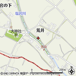 長野県松本市内田荒井1821-3周辺の地図