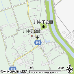 茨城県小美玉市川中子704周辺の地図