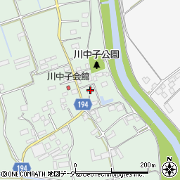 茨城県小美玉市川中子705周辺の地図