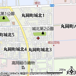 福井県坂井市丸岡町城北2丁目36周辺の地図