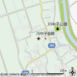 茨城県小美玉市川中子1309周辺の地図