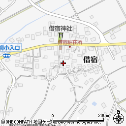 茨城県鉾田市借宿1364周辺の地図