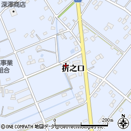 埼玉県深谷市折之口64周辺の地図