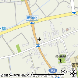 茨城県古河市釈迦47-1周辺の地図