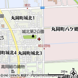 福井県坂井市丸岡町城北2丁目45周辺の地図