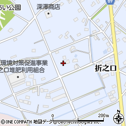 埼玉県深谷市折之口110周辺の地図