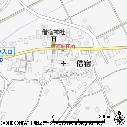茨城県鉾田市借宿1365周辺の地図